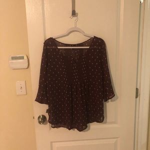 Maroon torrid blouse 00